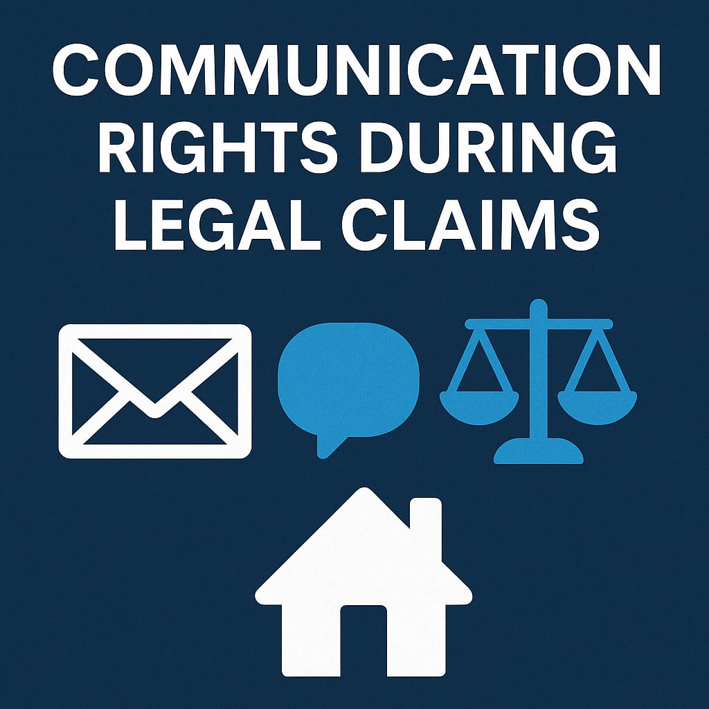 Tenant Communication Rights During Legal Claims: What Landlords and Agents Can (and Can’t)&nbsp;Do