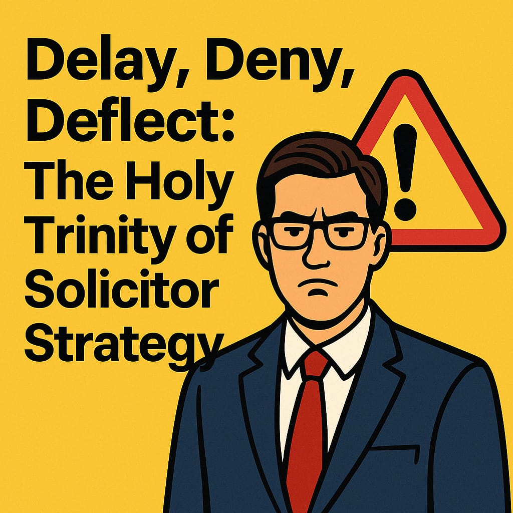 Delay, Deny, Deflect: How Some Solicitors Use the ‘Holy Trinity’ to Exhaust&nbsp;Tenants