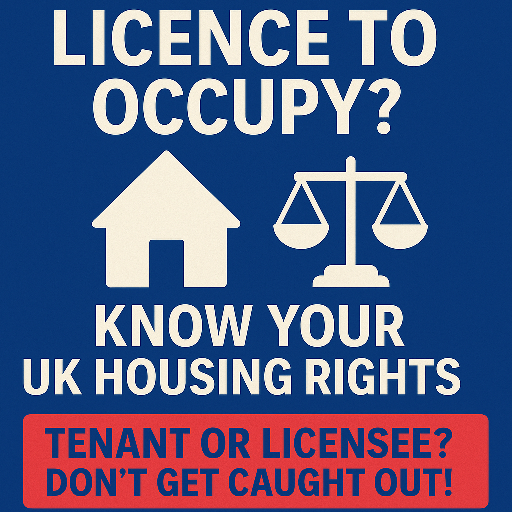LICENCE TO OCCUPY vs&nbsp;TENANCY